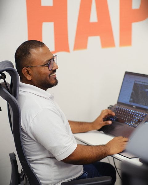 A Swyft dispatcher at work in our Mohali office
