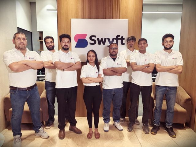 The Swyft team standing together